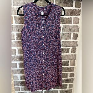 Gap shirt dress with cherries